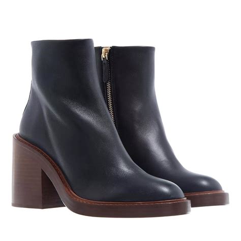 chloe stiefeletten blau|chloe ankle boots.